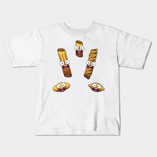 Cute Pasta And Macaroni Kids T-Shirt